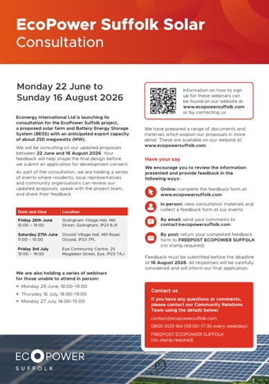 Ecopower Consultation