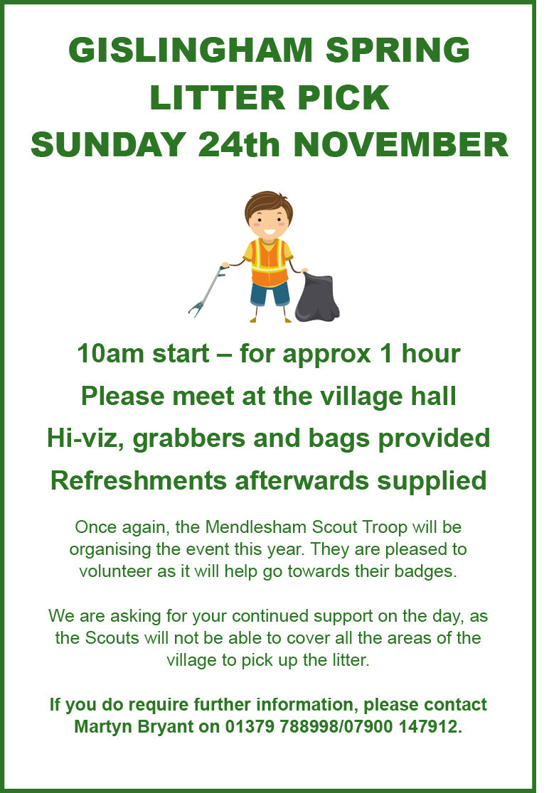 Litter Pick 24th November